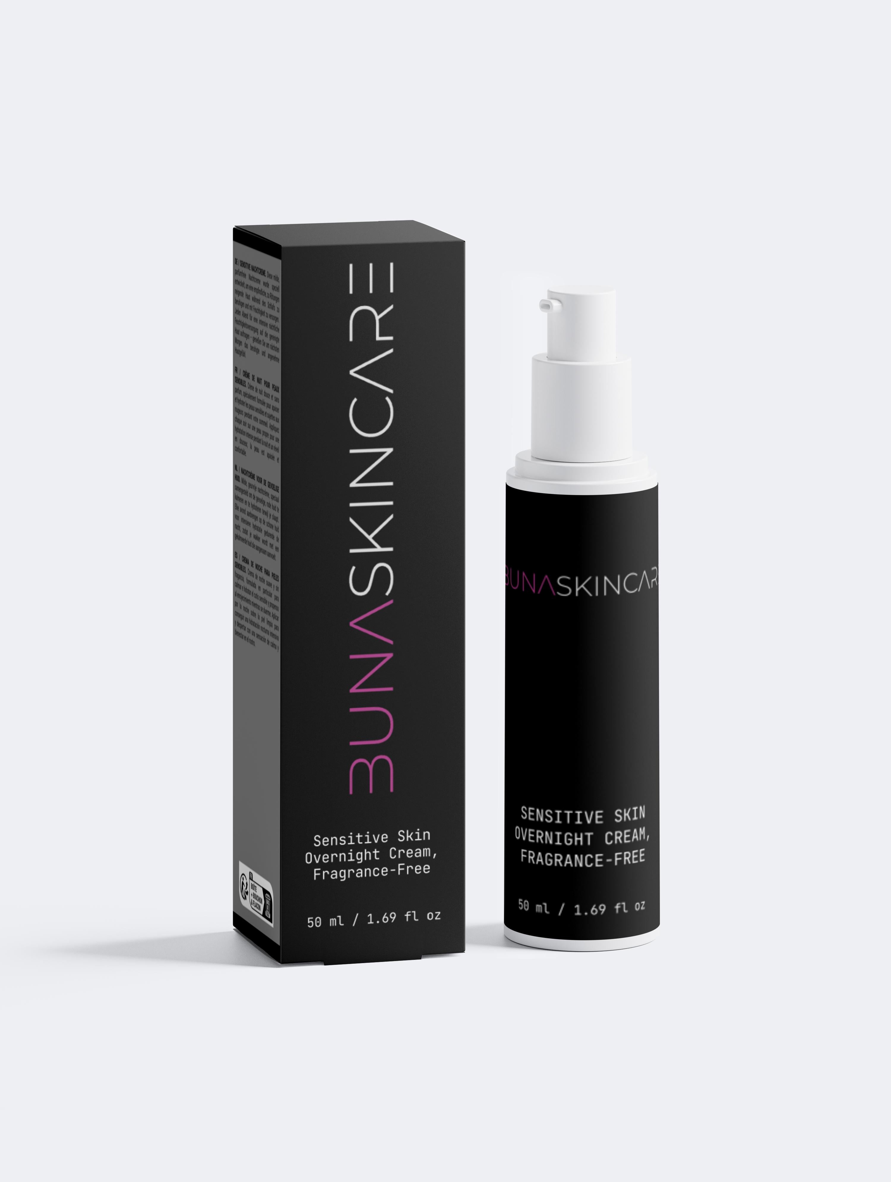 Sensitive Skin Overnight Cream, Fragrance-Free
