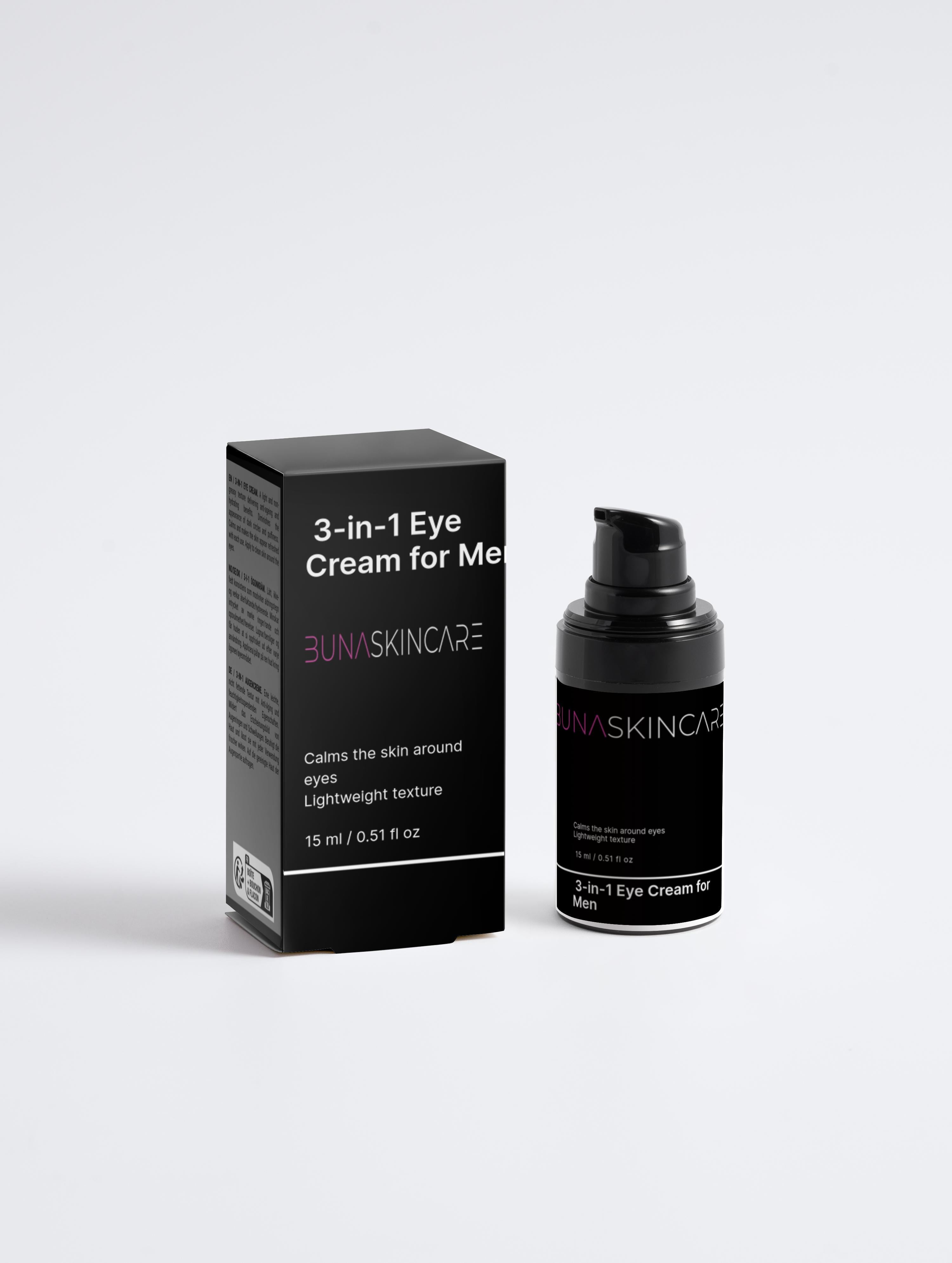 BUNA 3-in-1 Eye Cream for Men – Lightweight & Calming